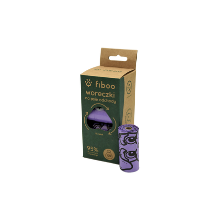 Dog poop bags 8-pack