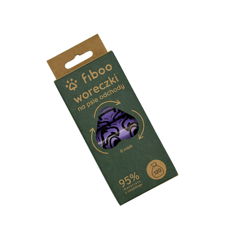 Dog poop bags 8-pack